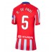 Maillot de foot Atletico Madrid Rodrigo De Paul #5 Domicile vêtements Femmes 2024-25 Manches Courtes